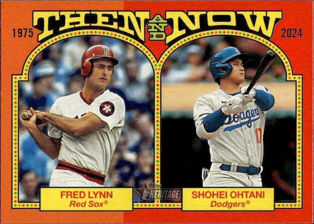 2024 Topps Heritage Fred Lynn #TAN-8 trading card