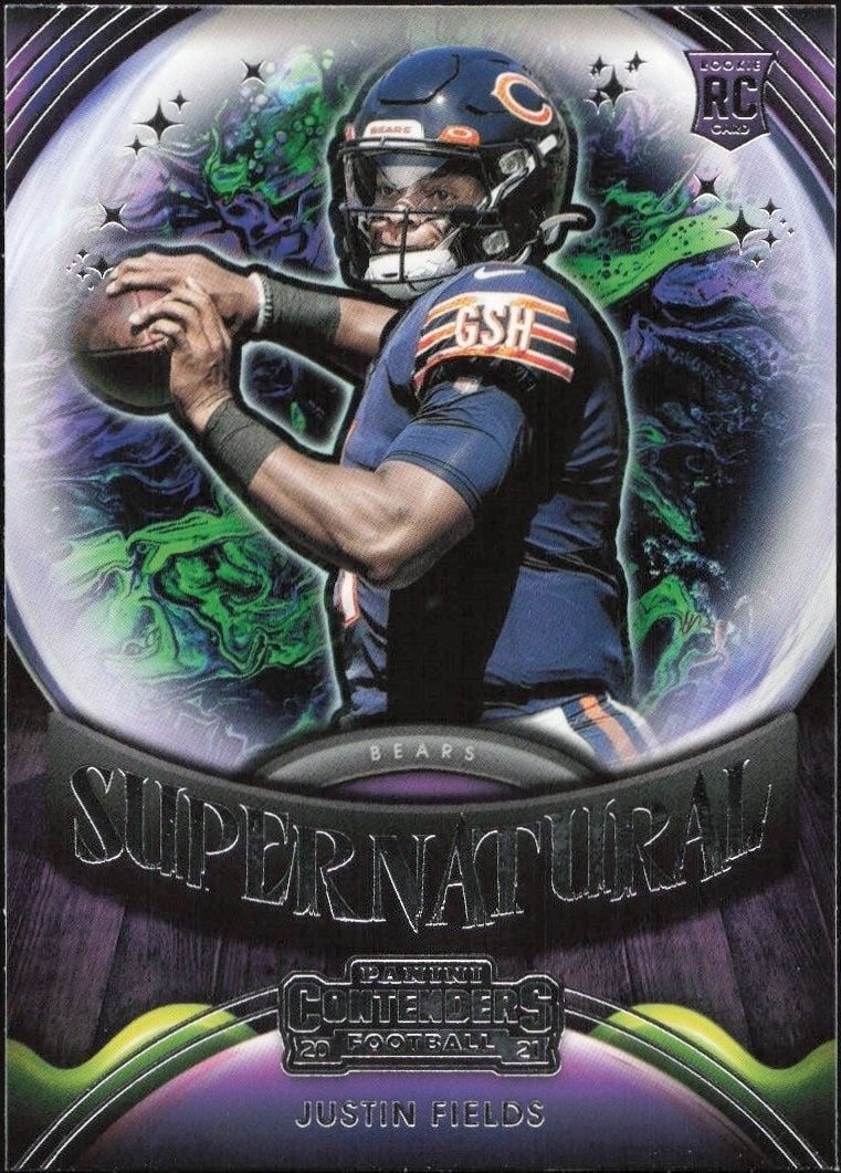 2021 Panini Contenders Justin Fields #SN-JFI trading card