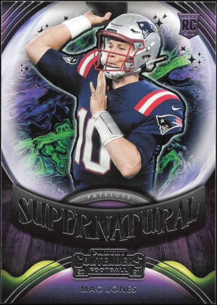 2021 Panini Contenders Mac Jones #SN-MJO trading card