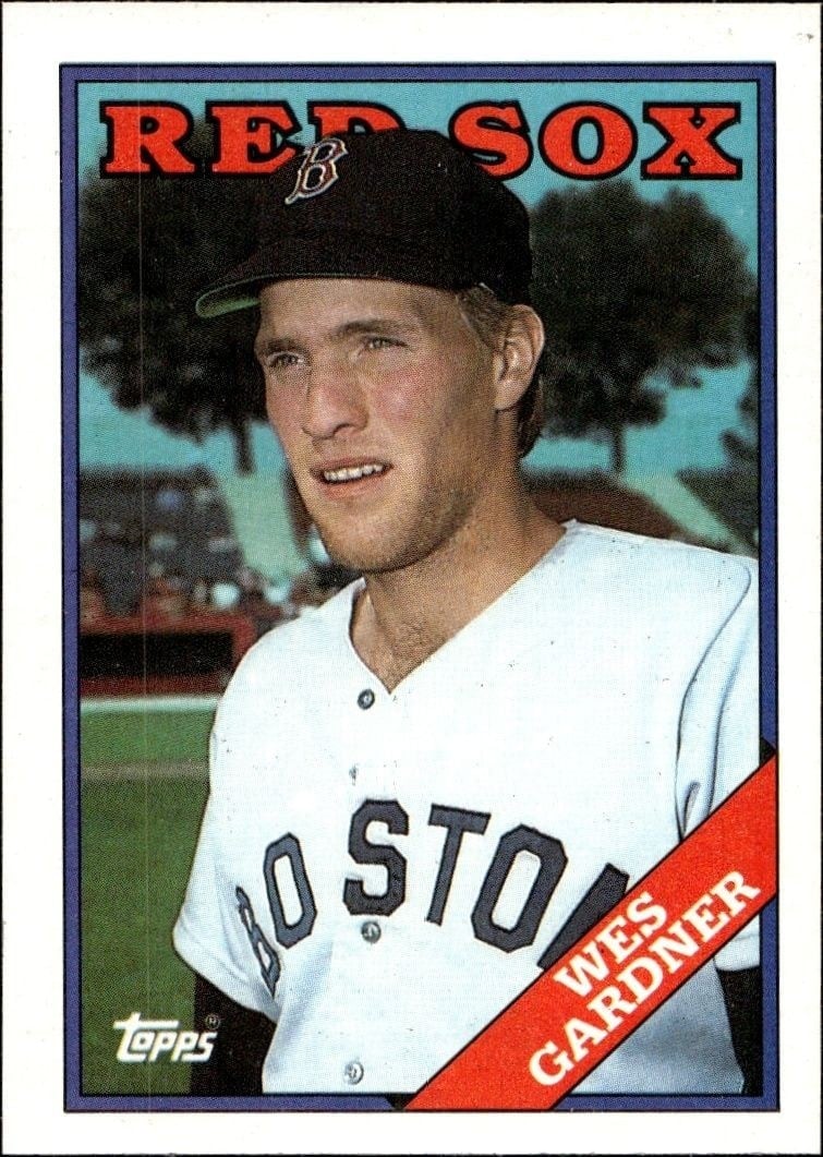 Wes Gardner 1988 Topps #189 Baseball Trading Card - Front 1988 Topps Wes Gardner #189 baseball trading card front