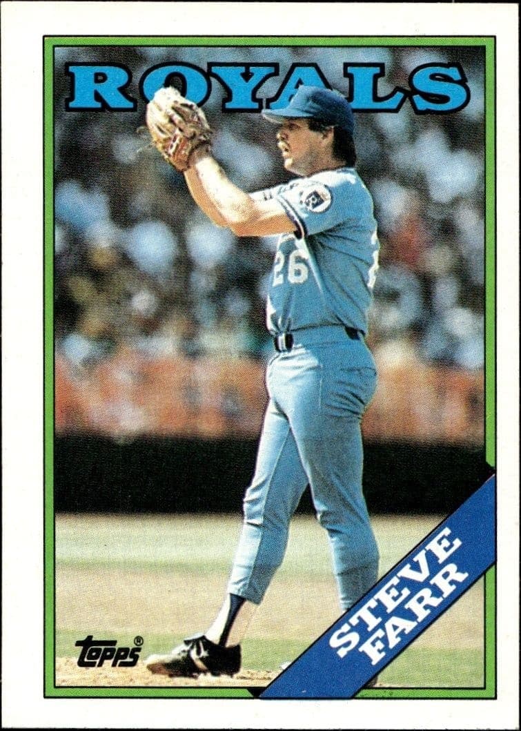 1988 Topps Steve Farr #222 trading card