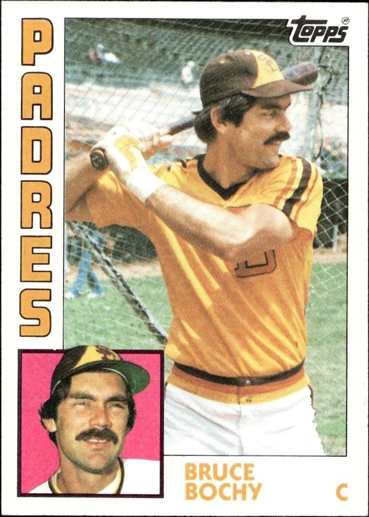 Bruce Bochy 1984 Topps #571 Baseball Trading Card - Front 1984 Topps Bruce Bochy #571 baseball trading card front