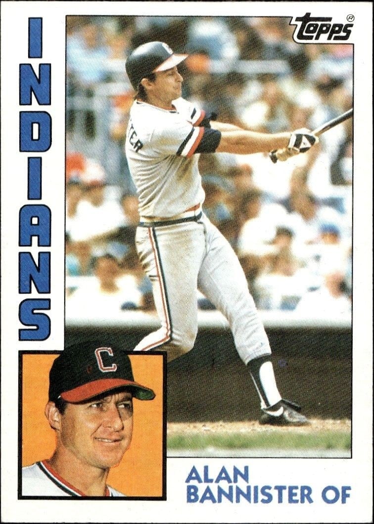 Alan Bannister 1984 Topps #478 Baseball Trading Card - Front 1984 Topps Alan Bannister #478 baseball trading card front