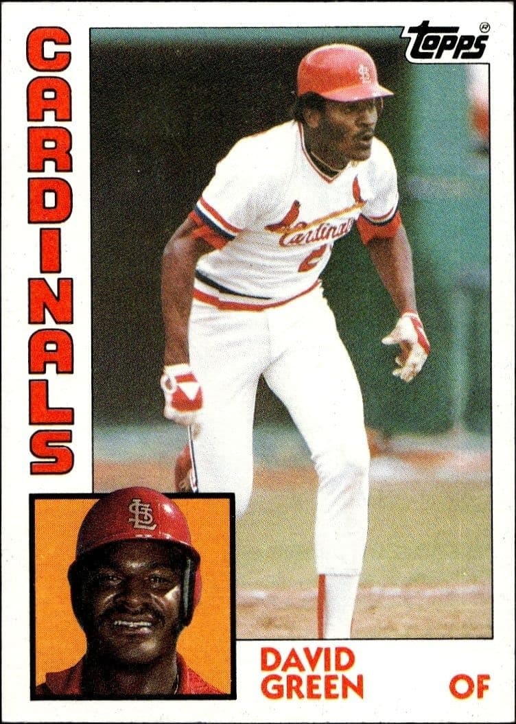 1984 Topps David Green #362 trading card