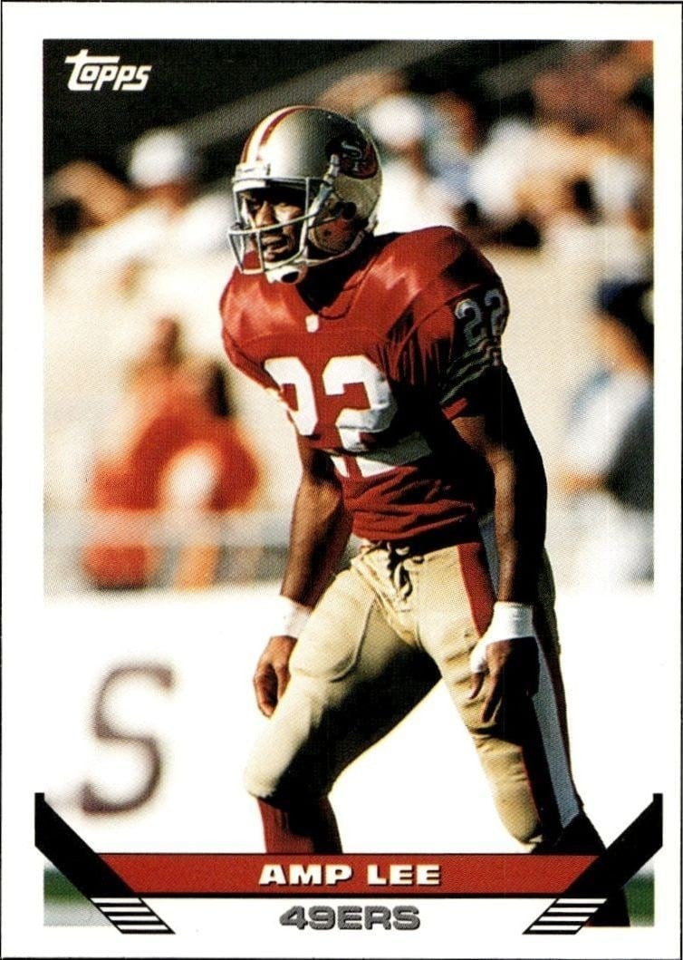 Amp Lee 1993 Topps #159 Football Trading Card - Front 1993 Topps Amp Lee #159 football trading card front