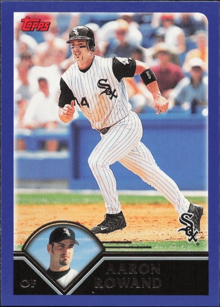 Aaron Rowand 2003 Topps #134 Baseball Trading Card - Front 2003 Topps Aaron Rowand #134 baseball trading card front