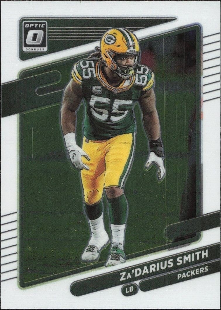 Za'Darius Smith 2021 Panini Donruss Optic #92 Football Trading Card - Front 2021 Panini Donruss Optic Za'Darius Smith #92 football trading card front