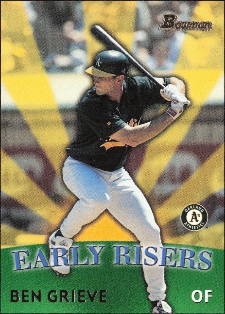 Ben Grieve 1999 Bowman #ER4 Baseball Trading Card - Front 1999 Bowman Ben Grieve #ER4 baseball trading card front