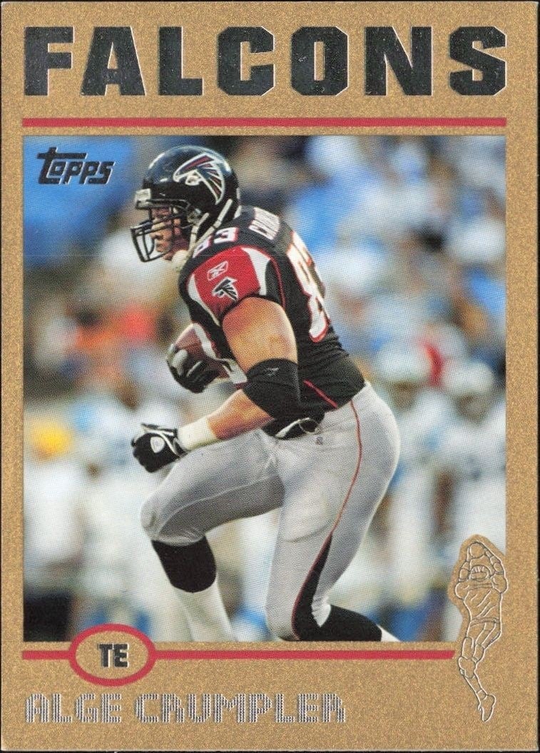 2004 Topps Alge Crumpler #201 trading card