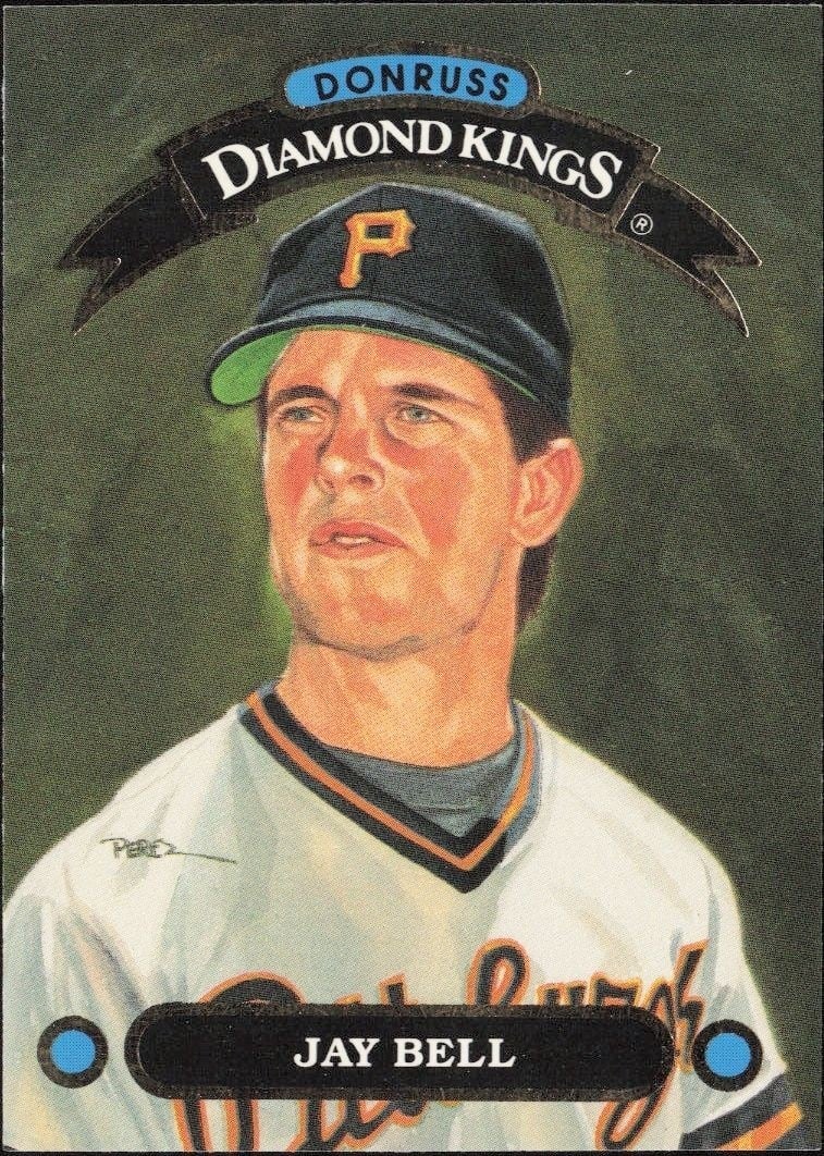 Jay Bell 1992 Donruss #DK-17 Baseball Trading Card - Front 1992 Donruss Jay Bell #DK-17 baseball trading card front