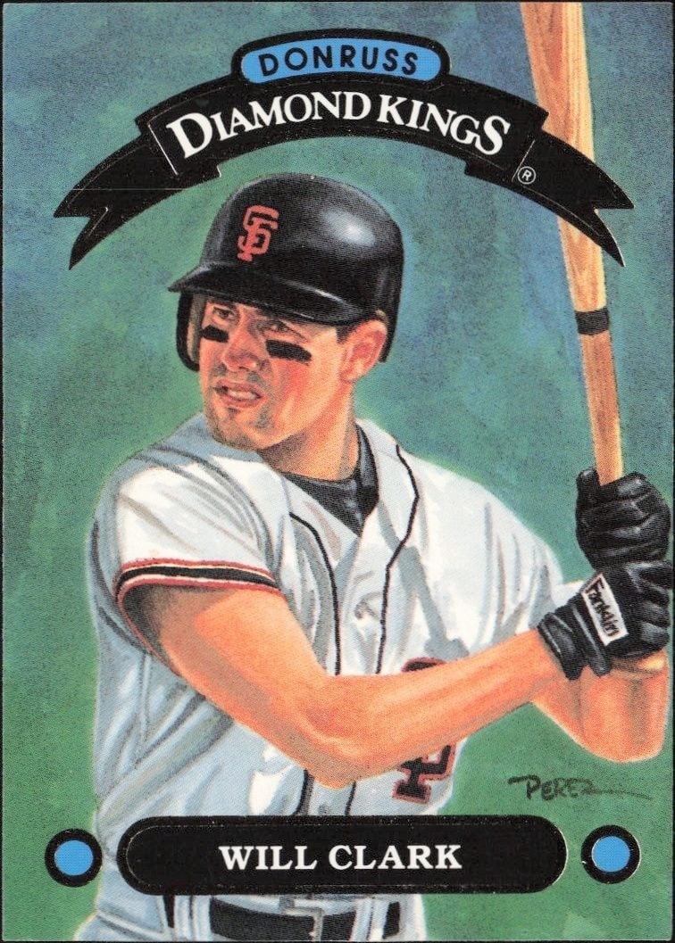 1992 Donruss Will Clark #DK-2 trading card