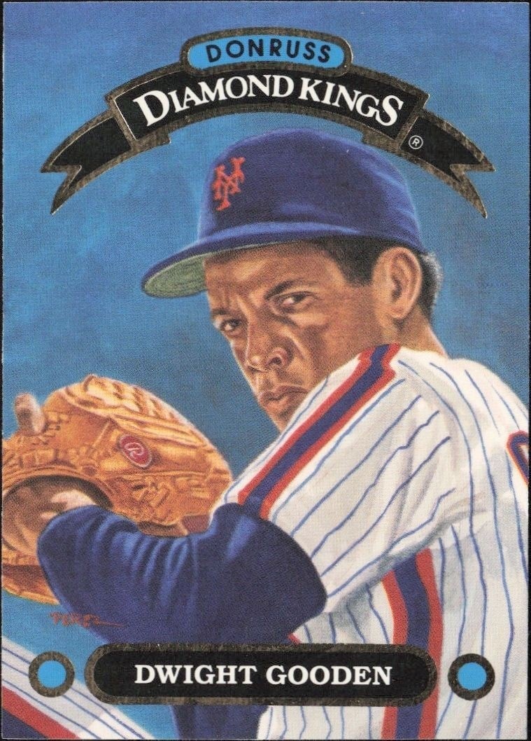 Dwight Gooden 1992 Donruss #DK-15 Baseball Trading Card - Front 1992 Donruss Dwight Gooden #DK-15 baseball trading card front