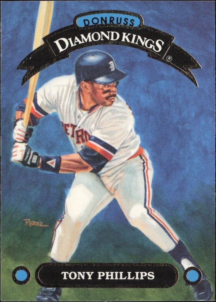 Tony Phillips 1992 Donruss #DK-25 Baseball Trading Card - Front 1992 Donruss Tony Phillips #DK-25 baseball trading card front