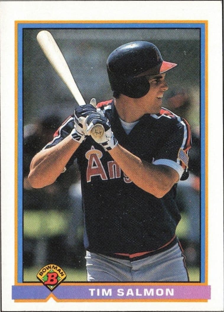 1991 Bowman Tim Salmon #203 trading card