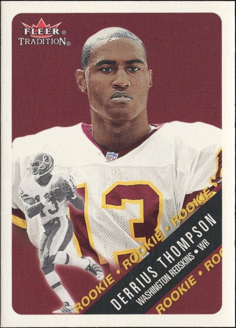 2000 Fleer Tradition Glossy Derrius Thompson #429 trading card