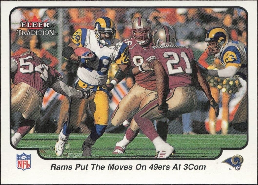 2000 Fleer Tradition Glossy St. Louis Rams #390 trading card
