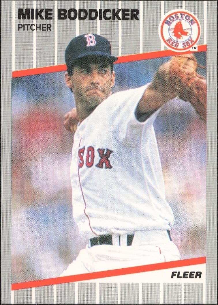 1989 Fleer Mike Boddicker #80 trading card