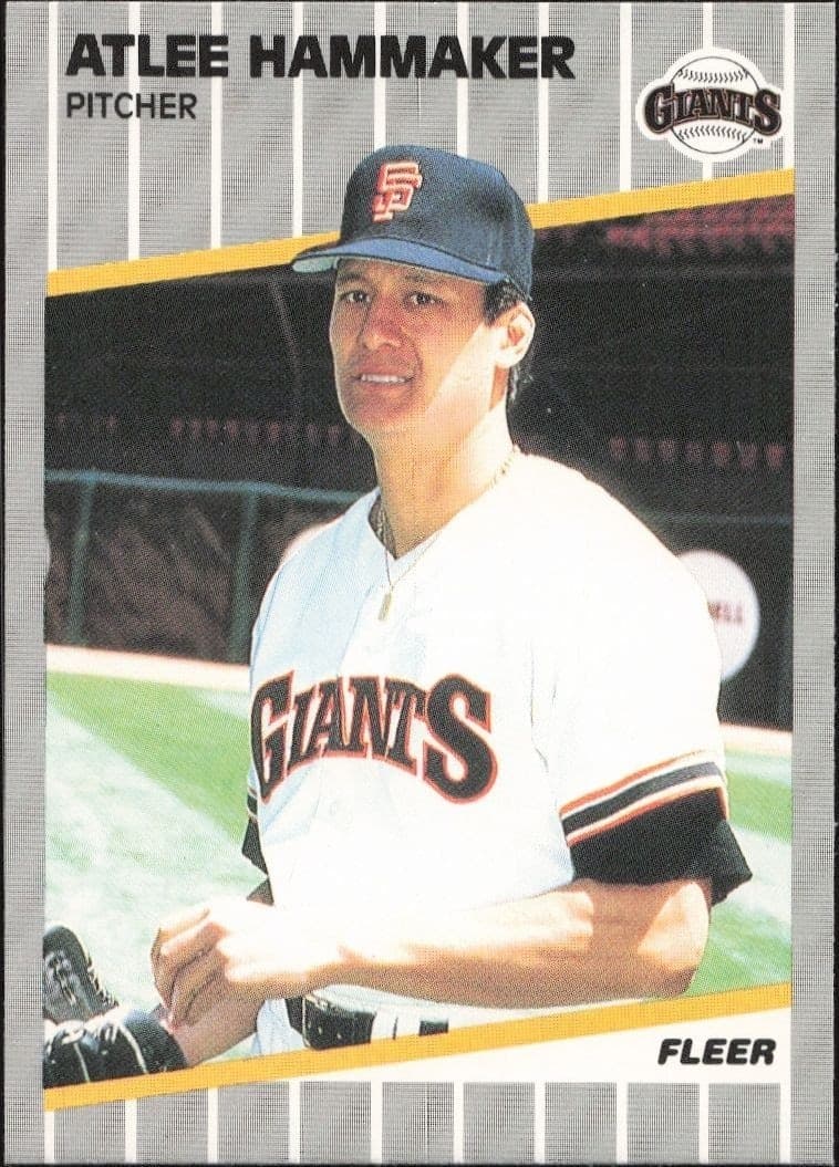 1989 Fleer Atlee Hammaker #329 trading card