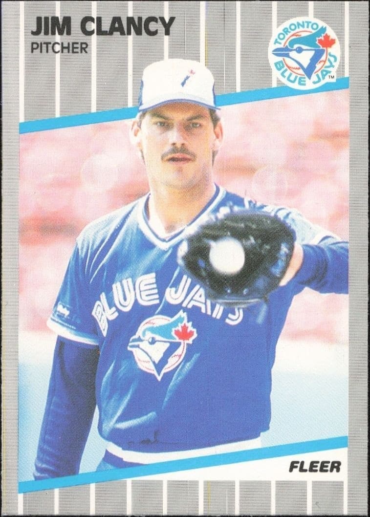 1989 Fleer Jim Clancy #229 trading card