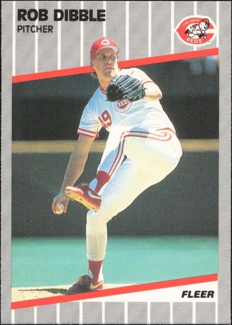1989 Fleer Rob Dibble #160 trading card