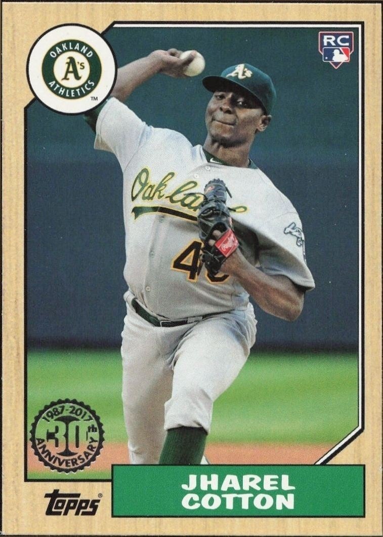 2017 Topps Jharel Cotton #87-200 trading card