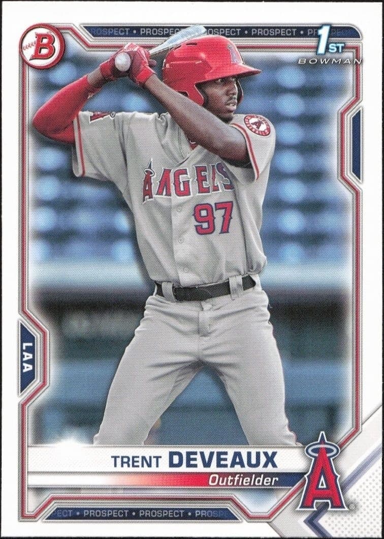 2021 Bowman Trent Deveaux #BP-94 trading card