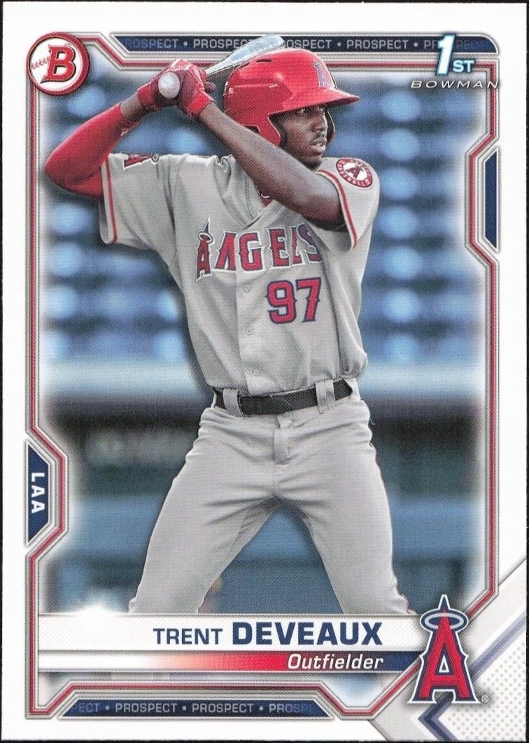 2021 Bowman Trent Deveaux #BP-94 trading card