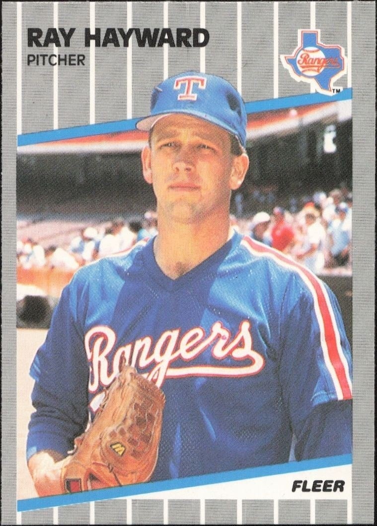 Ray Hayward 1989 Fleer #521 Baseball Trading Card - Front 1989 Fleer Ray Hayward #521 baseball trading card front