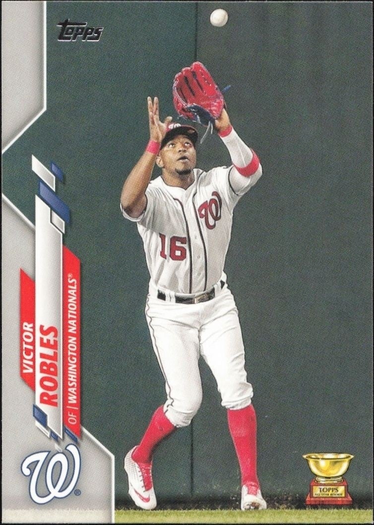 Victor Robles 2020 Topps #547 Baseball Trading Card - Front 2020 Topps Victor Robles #547 baseball trading card front