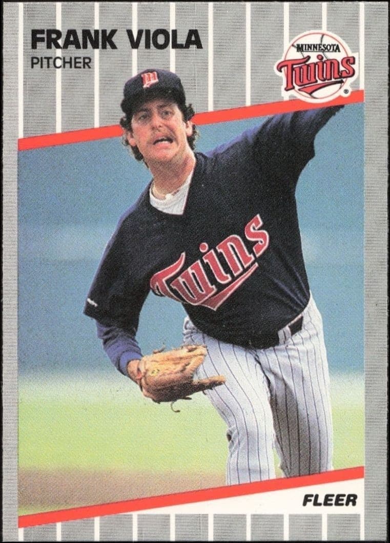 1989 Fleer Frank Viola #127 trading card