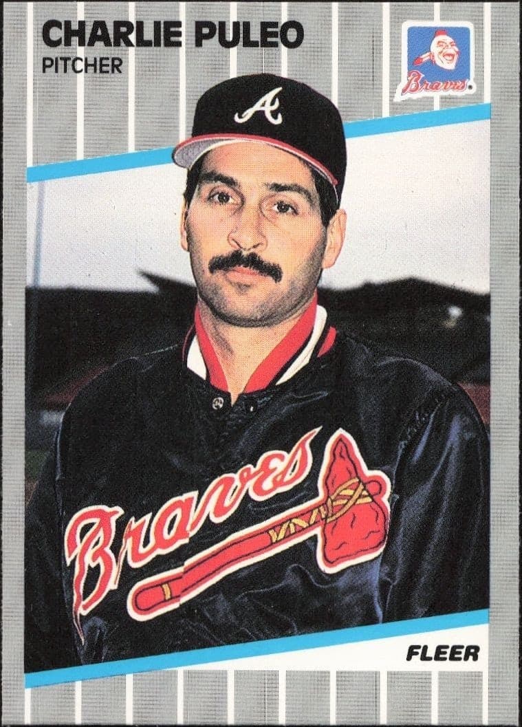 1989 Fleer Charlie Puleo #598 trading card