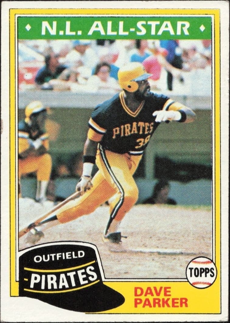 1981 Topps Dave Parker #640 trading card