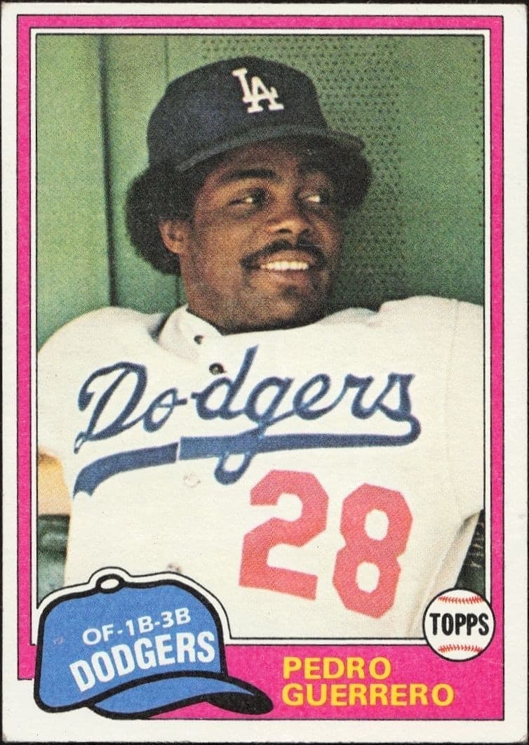 1981 Topps Pedro Guerrero #651 trading card