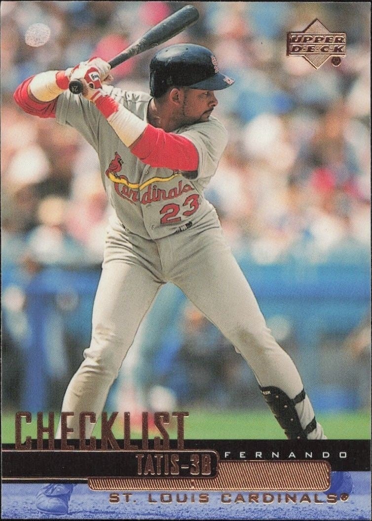 Fernando Tatis 2000 Upper Deck #262 Baseball Trading Card - Front 2000 Upper Deck Fernando Tatis #262 baseball trading card front