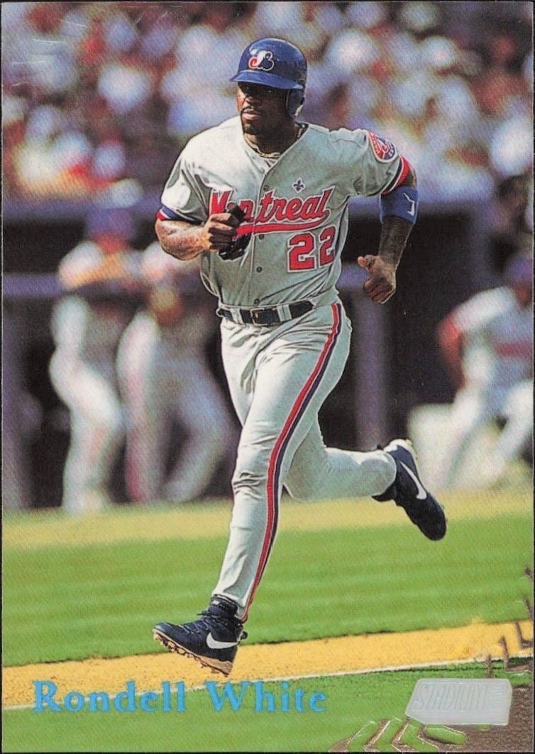 Rondell White 1998 Topps Stadium Club #178 Baseball Trading Card - Front 1998 Topps Stadium Club Rondell White #178 baseball trading card front