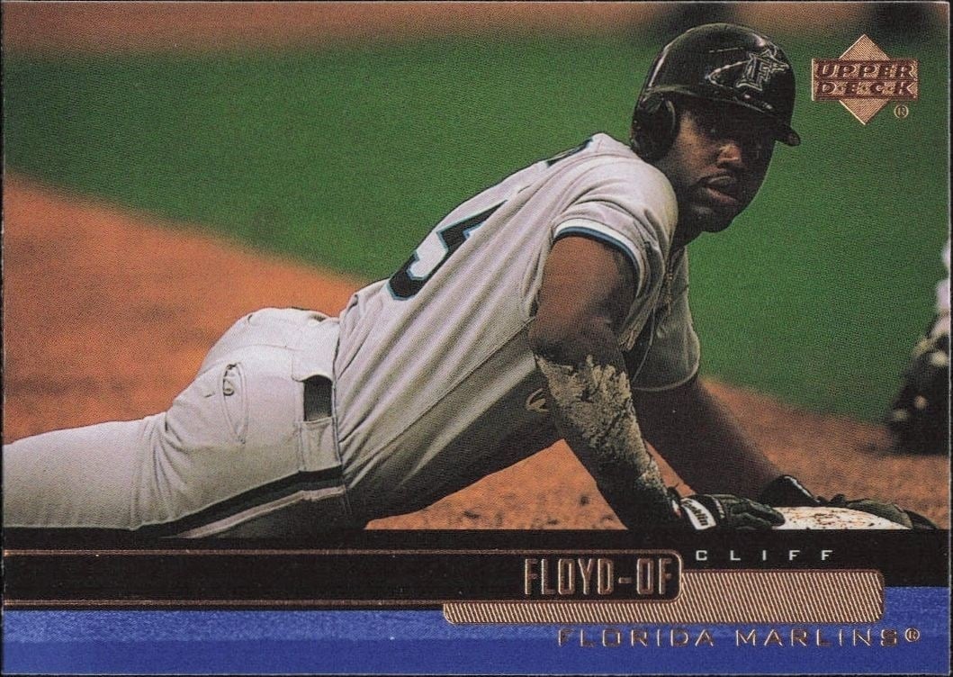 Cliff Floyd 2000 Upper Deck #207 Baseball Trading Card - Front 2000 Upper Deck Cliff Floyd #207 baseball trading card front