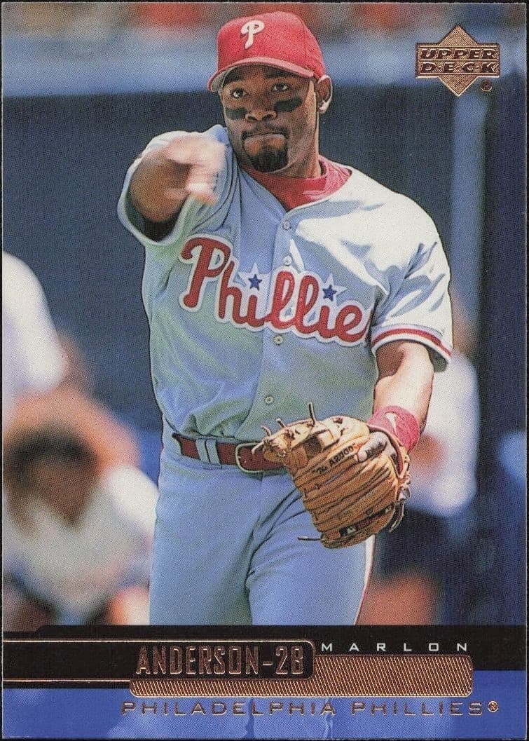 2000 Upper-Deck Marlon Anderson #195 trading card