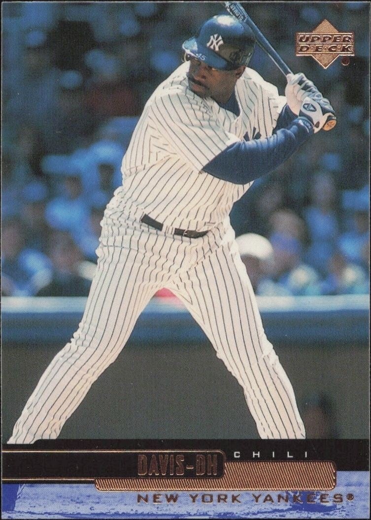 Chili Davis 2000 Upper Deck #181 Baseball Trading Card - Front 2000 Upper Deck Chili Davis #181 baseball trading card front