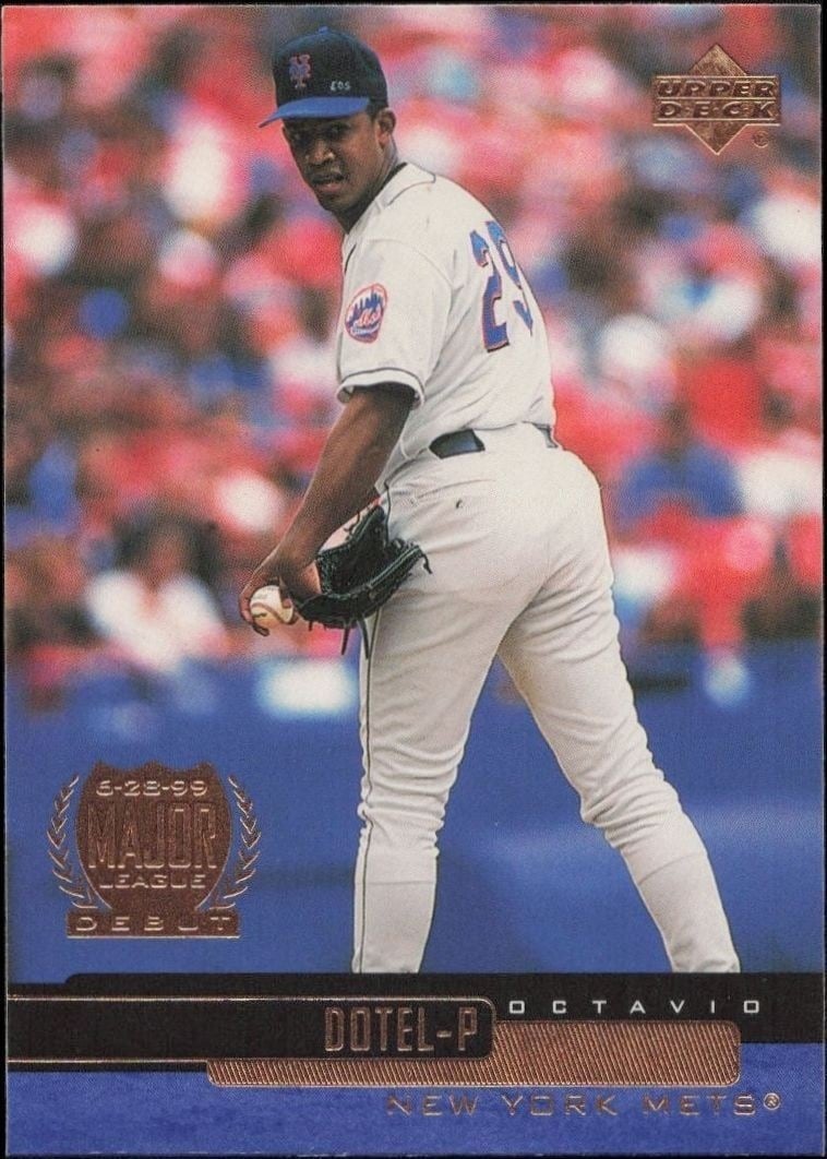 Octavio Dotel 2000 Upper Deck #172 Baseball Trading Card - Front 2000 Upper Deck Octavio Dotel #172 baseball trading card front
