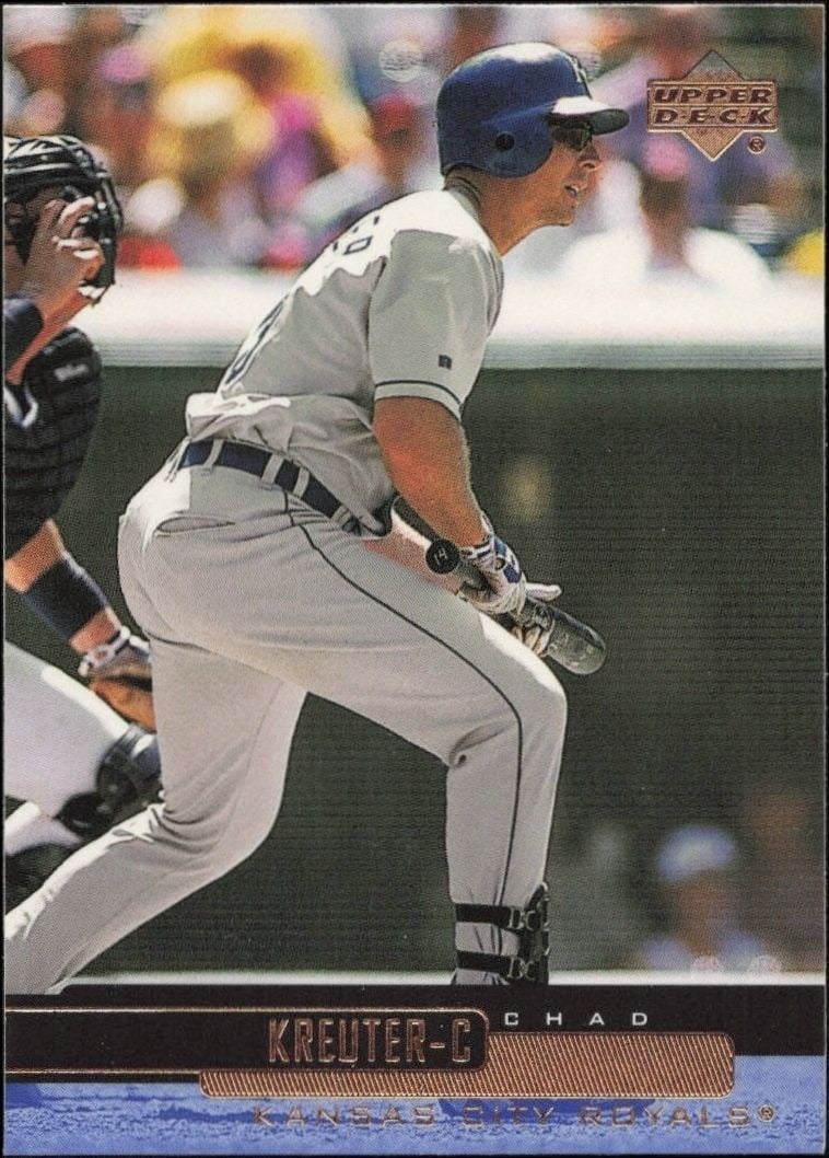 Chad Kreuter 2000 Upper Deck #138 Baseball Trading Card - Front 2000 Upper Deck Chad Kreuter #138 baseball trading card front