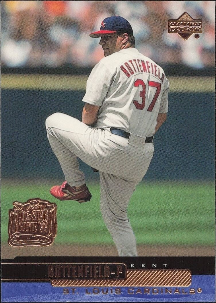 Kent Bottenfield 2000 Upper Deck #211 Baseball Trading Card - Front 2000 Upper Deck Kent Bottenfield #211 baseball trading card front