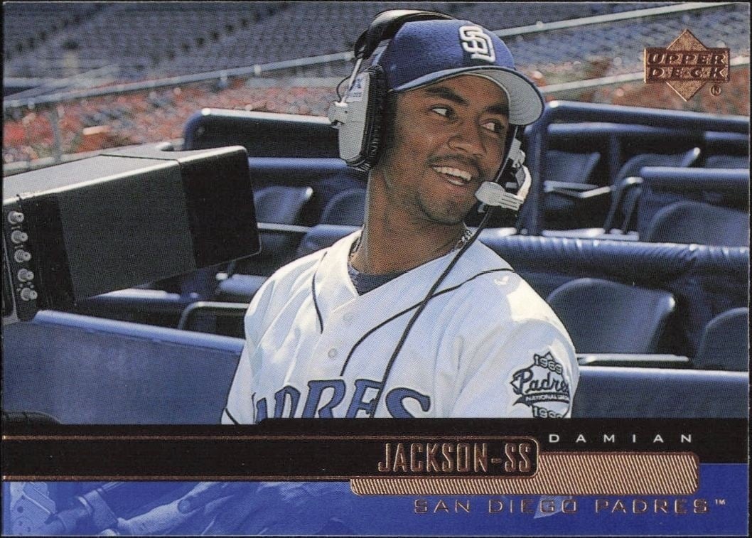 Damian Jackson 2000 Upper Deck #226 Baseball Trading Card - Front 2000 Upper Deck Damian Jackson #226 baseball trading card front