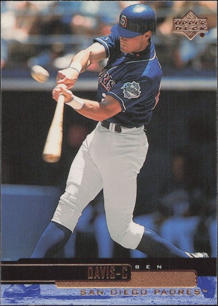 Ben Davis 2000 Upper Deck #228 Baseball Trading Card - Front 2000 Upper Deck Ben Davis #228 baseball trading card front