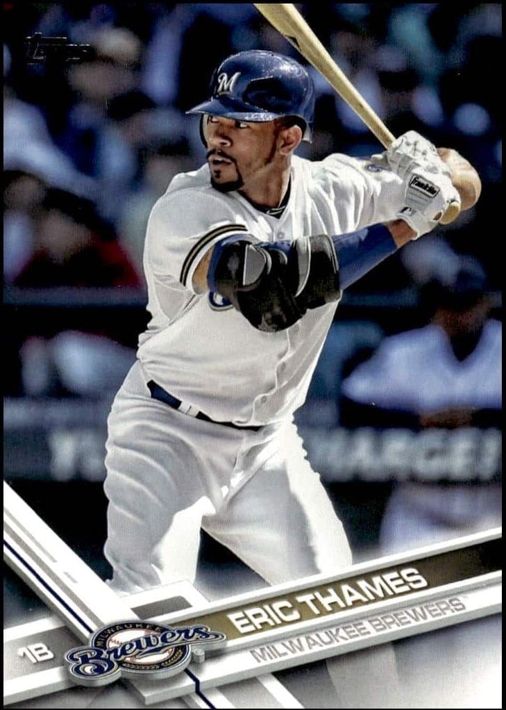 2017 Topps Series 2 Eric Thames #603 trading card