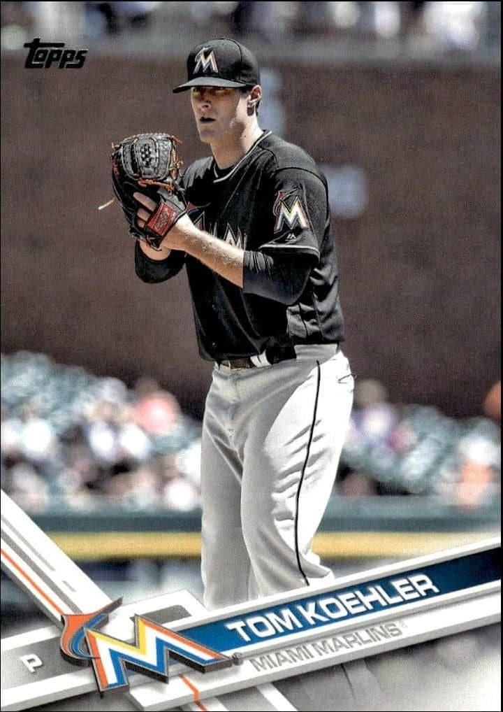 Tom Koehler 2017 Topps Series 2 #552 Baseball Trading Card - Front 2017 Topps Series 2 Tom Koehler #552 baseball trading card front