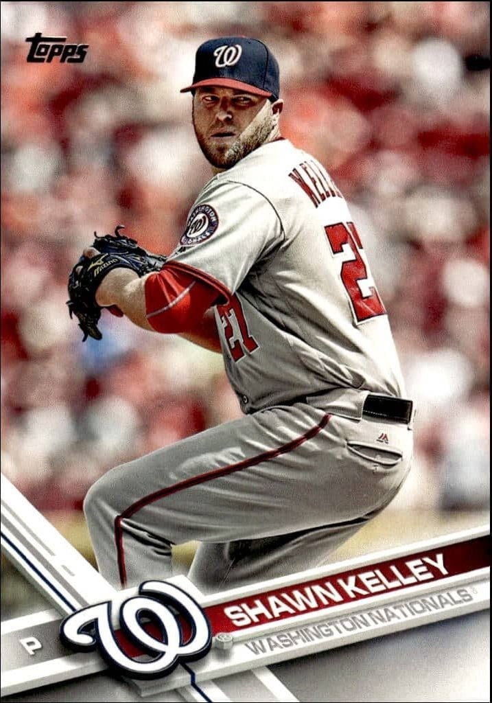 Shawn Kelley 2017 Topps Series 2 #541 Baseball Trading Card - Front 2017 Topps Series 2 Shawn Kelley #541 baseball trading card front