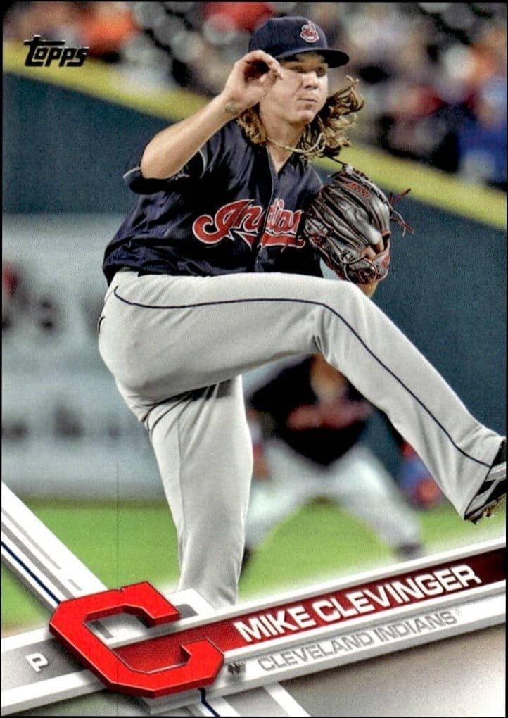Mike Clevinger 2017 Topps Series 2 #688 Baseball Trading Card - Front 2017 Topps Series 2 Mike Clevinger #688 baseball trading card front