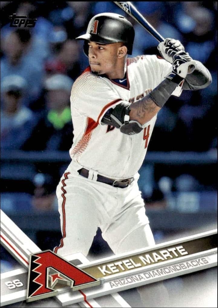 2017 Topps Series 2 Ketel Marte #663 trading card