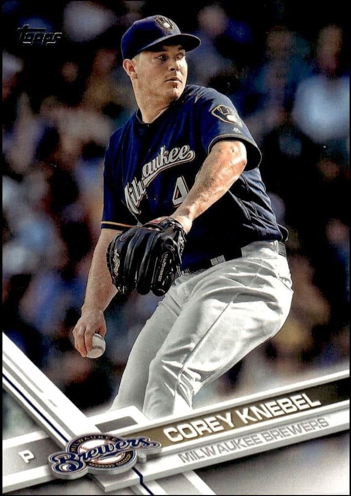 Corey Knebel 2017 Topps Series 2 #646 Baseball Trading Card - Front 2017 Topps Series 2 Corey Knebel #646 baseball trading card front