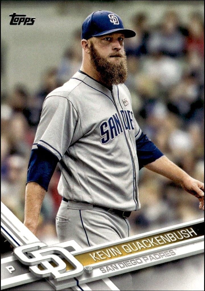 Kevin Quackenbush 2017 Topps Series 2 #657 Baseball Trading Card - Front 2017 Topps Series 2 Kevin Quackenbush #657 baseball trading card front